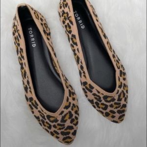 Torrid leopard print flats 10 ww Rothy’s dupe